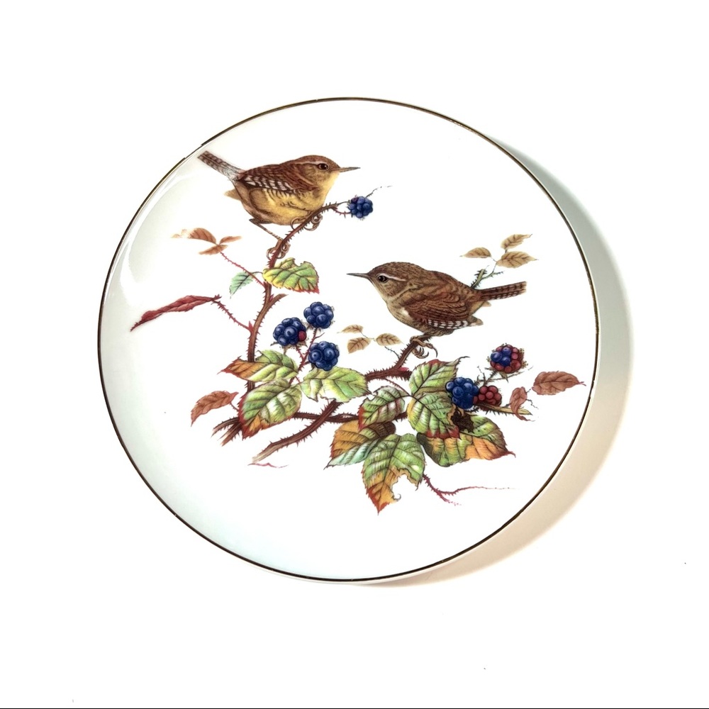Vintage 1980s Collectible Song Bird Plate